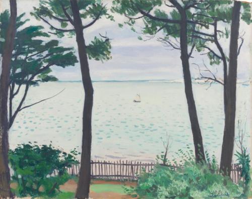 Résultat de vente de Albert Marquet : Bassin d’Arcachon, jardin au Pyla (1935). Estimation, provenance et expertise avec Artexpertise.fr